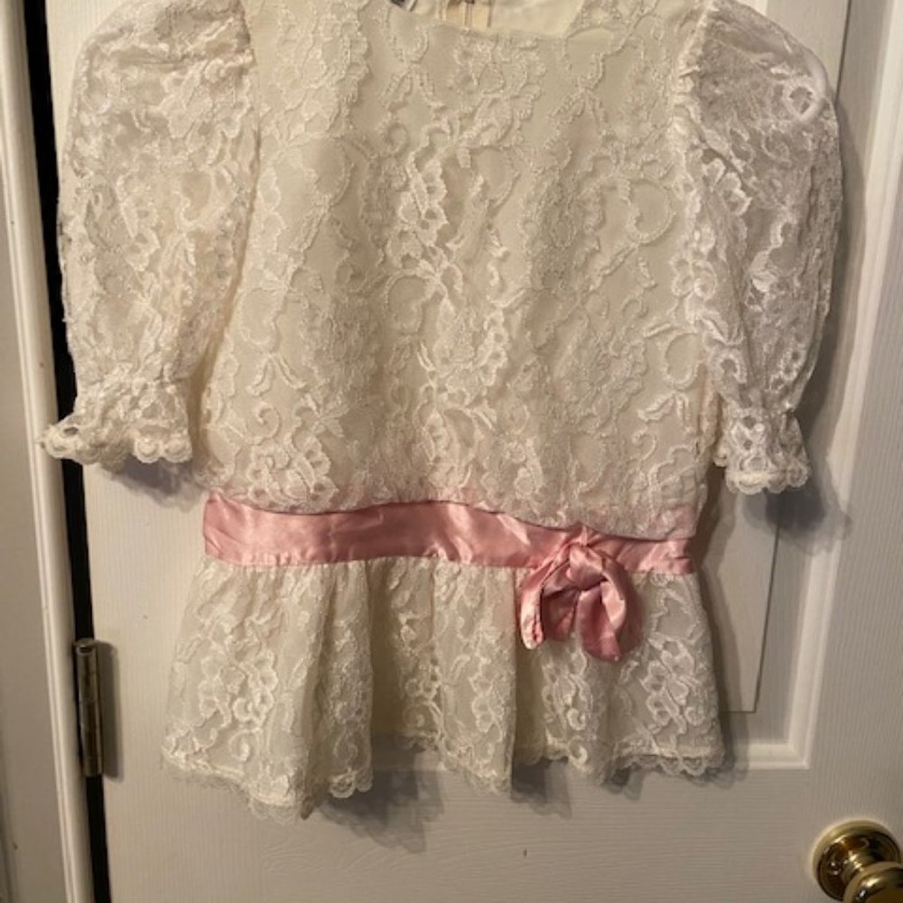 Vintage girl's lace dress